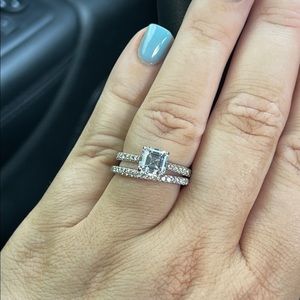 Adrianna Papell Diamond wedding band